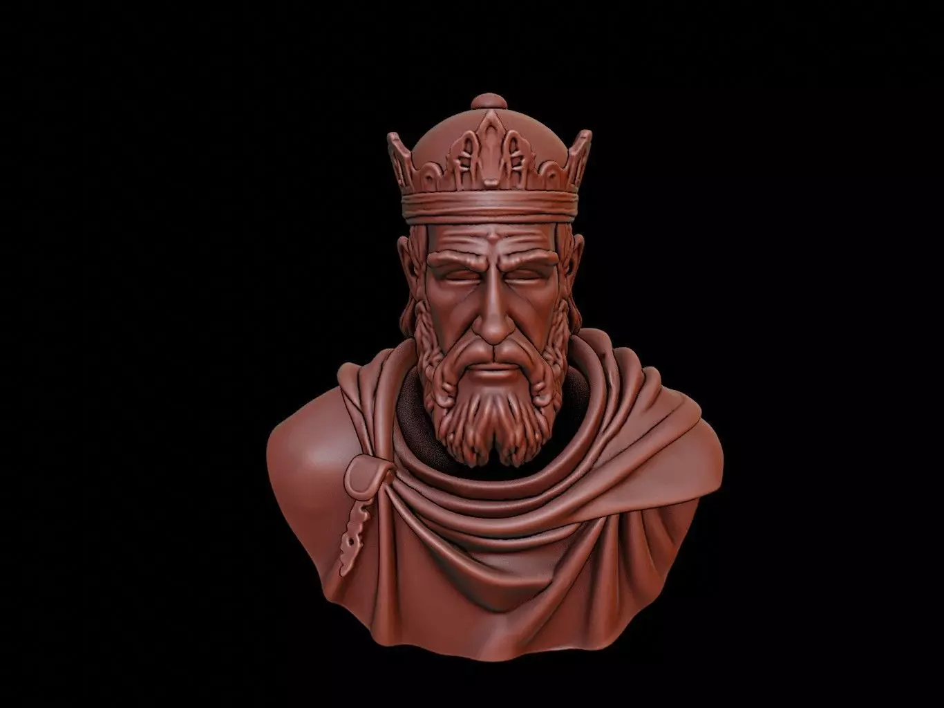 Charlemagne Bust 3D print model_0