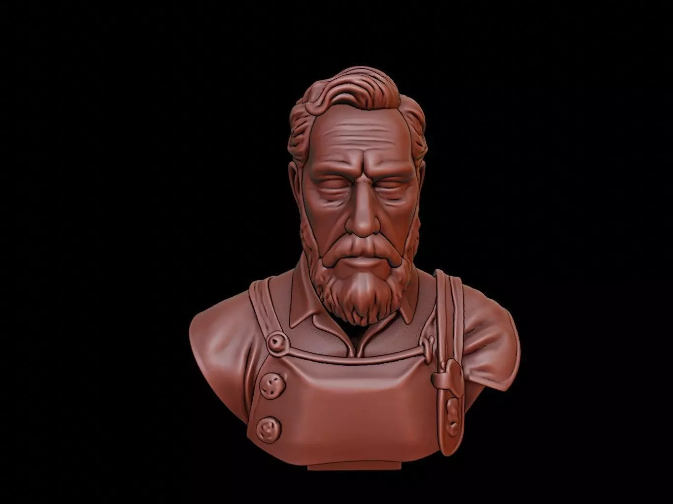 Charles Martel Bust 3D print model