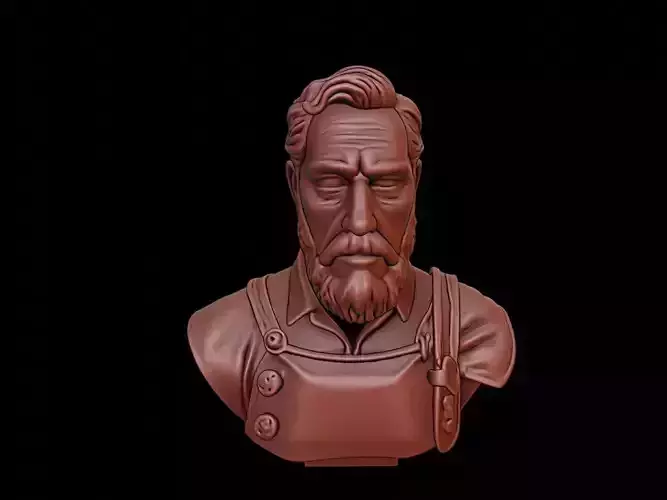 Charles Martel Bust 3D print model