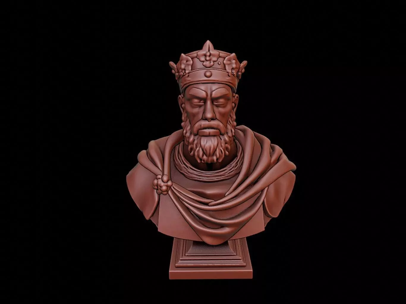 Charles V Bust 3D print model_0