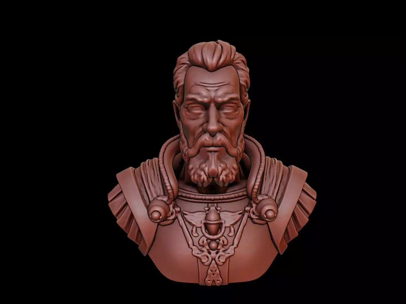 Charles V Bust 3D print model