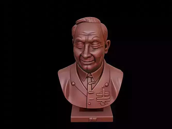 Chiang Kai shek Bust 3D print model