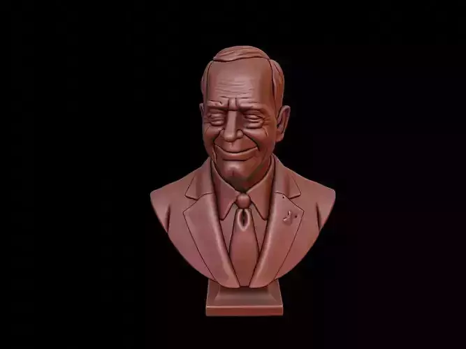 Colin Powell Bust 3D print model
