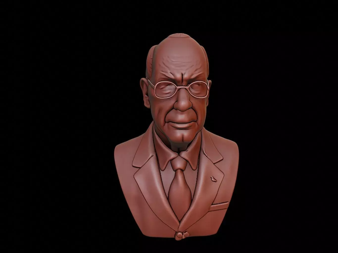 Colin Powell Bust 3D print model_0