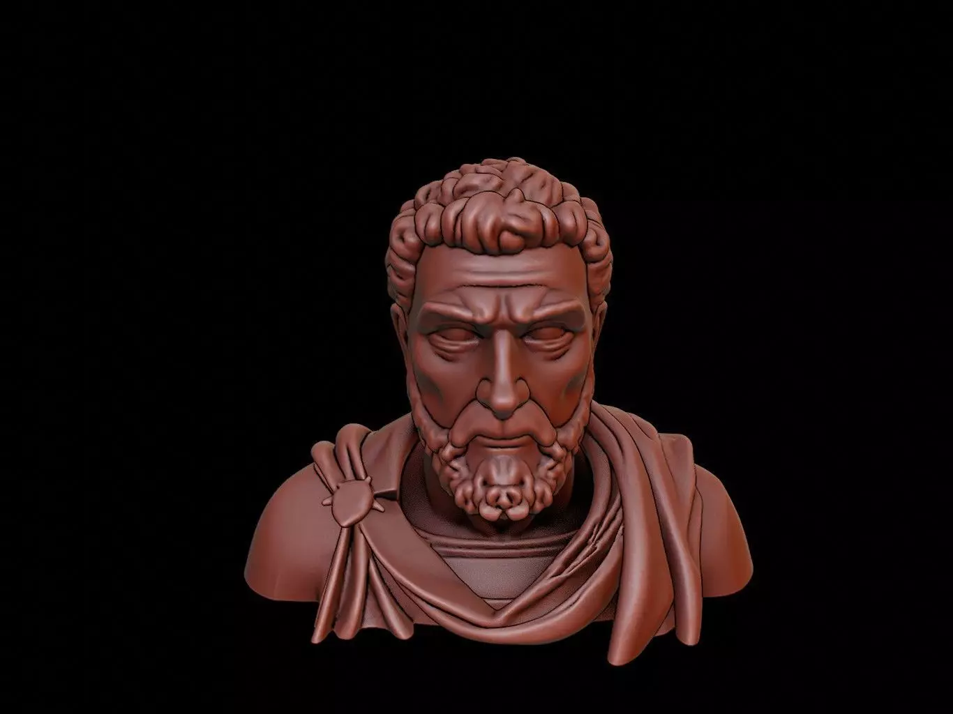 Constantine the Great Bust 3D print model_0
