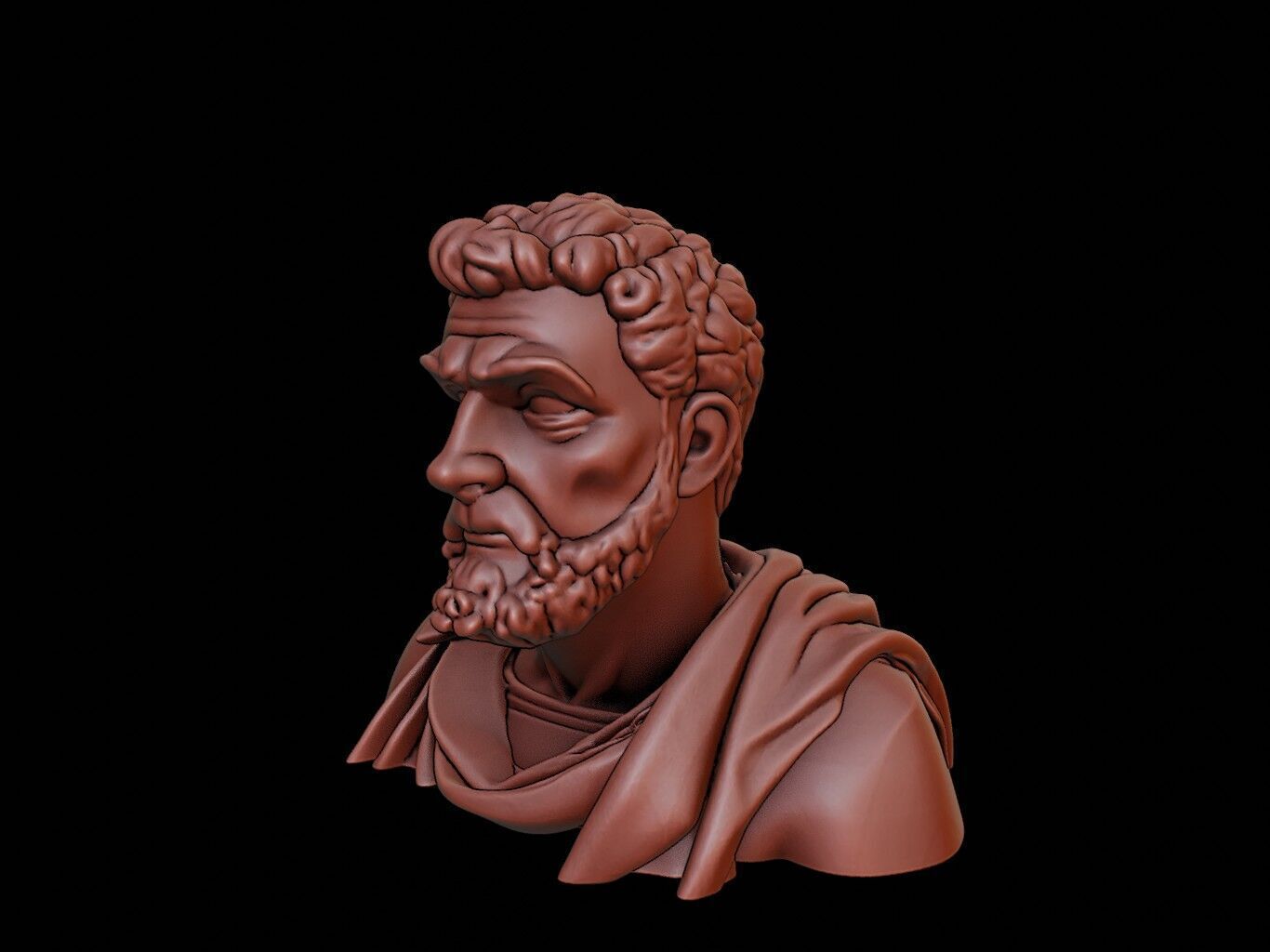 Constantine the Great Bust 3D print model_2