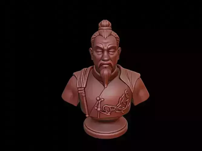 Emperor Wu Bust