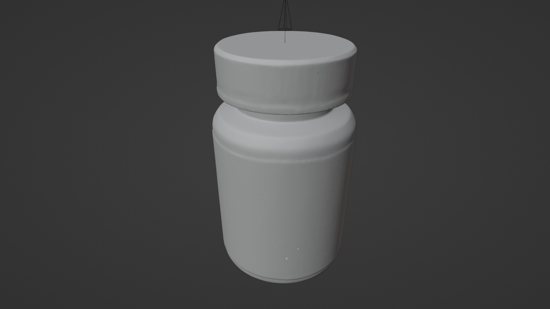 old bottle Low-poly 3D model_3