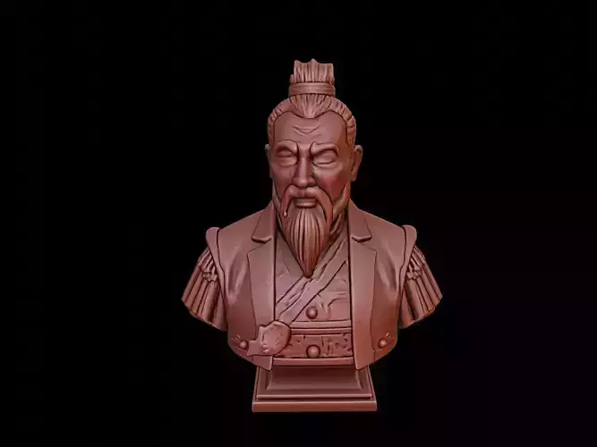 Emperor Wu Bust