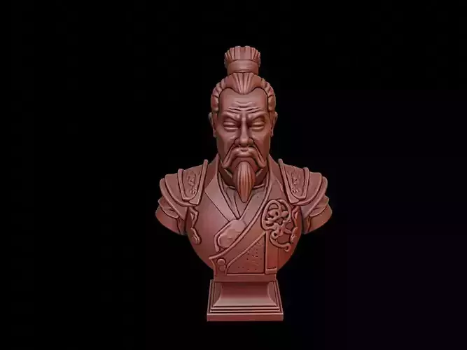 Emperor Wu Bust