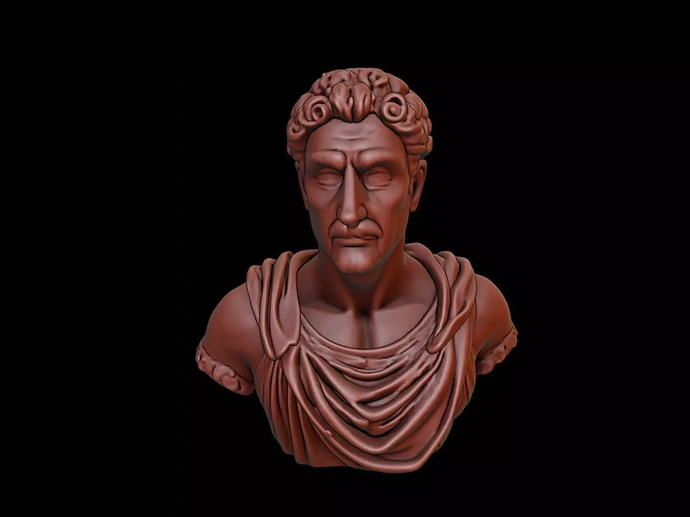 Eumenes of Cardia Bust 3D print model_0