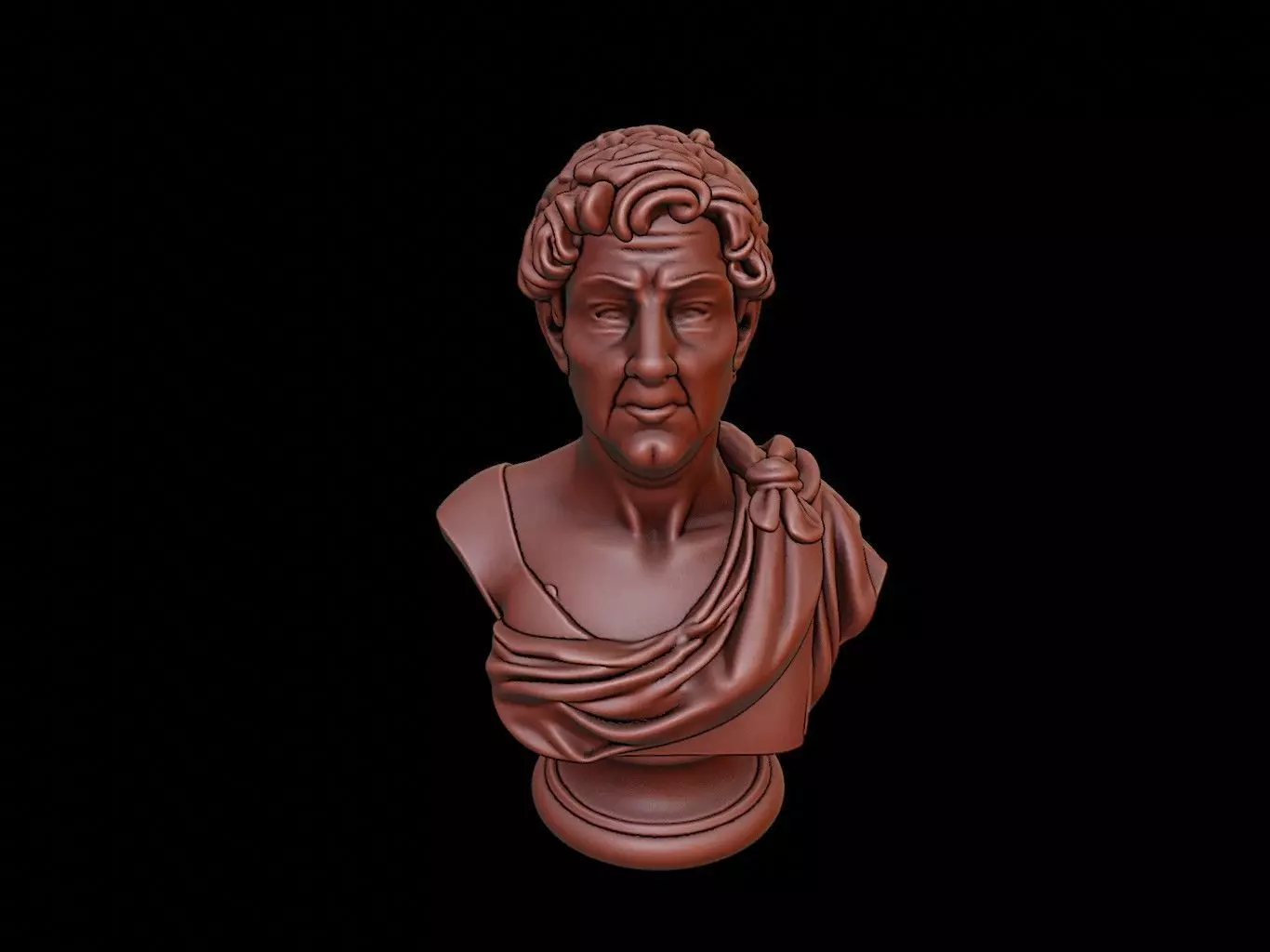 Eumenes of Cardia Bust 3D print model_0