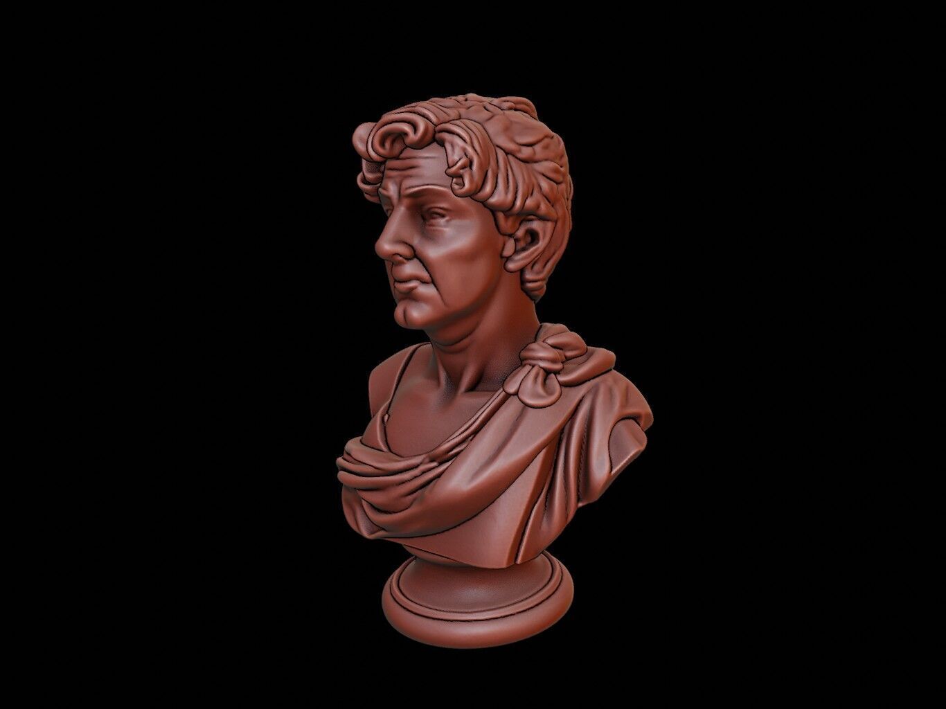 Eumenes of Cardia Bust 3D print model_2