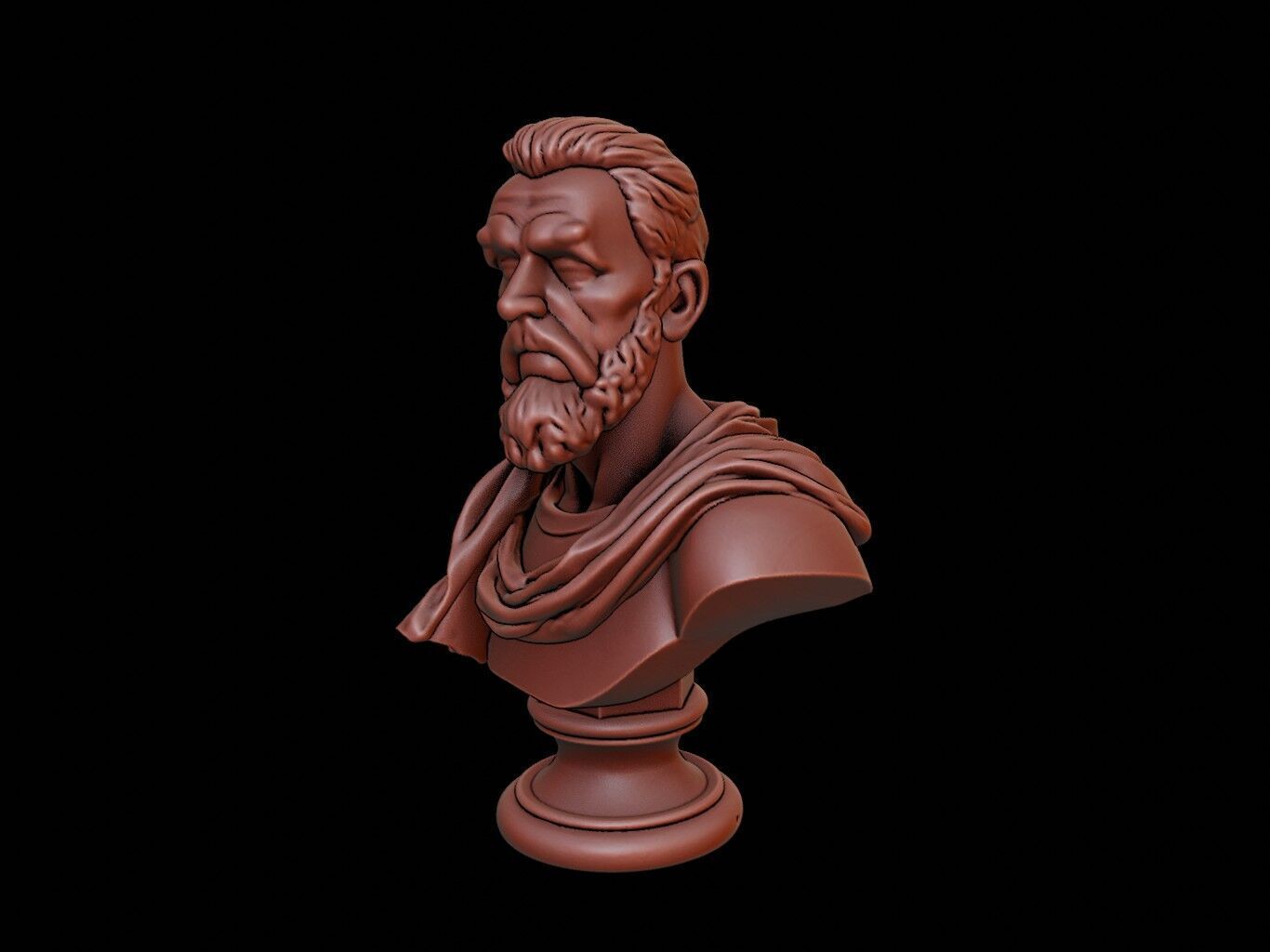 Francisco Pizarro Bust 3D print model_2