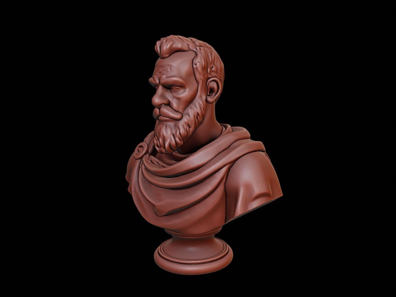 Francisco Pizarro Bust 3D print model_2