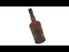 old wine bottle Low-poly 3D model_1