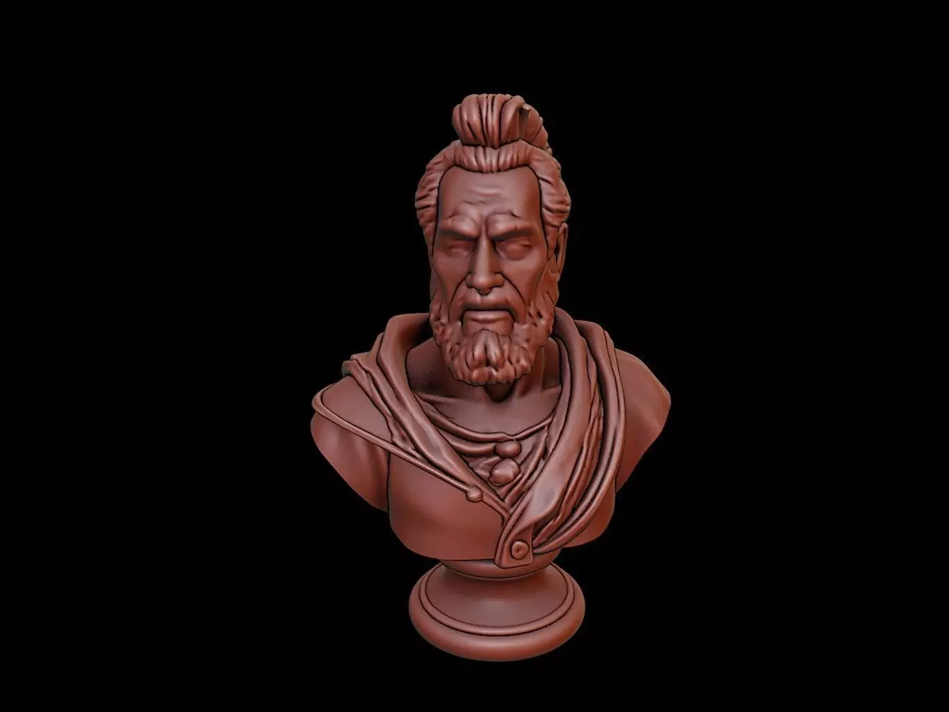 Francisco Pizarro Bust 3D print model