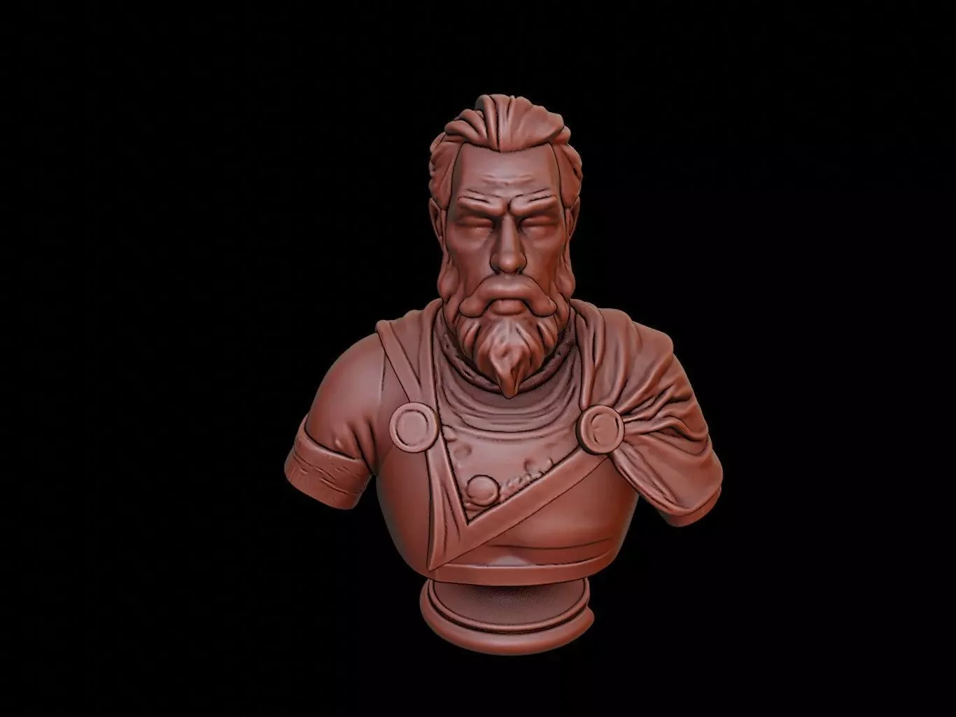 Frederick Barbarossa Bust 3D print model