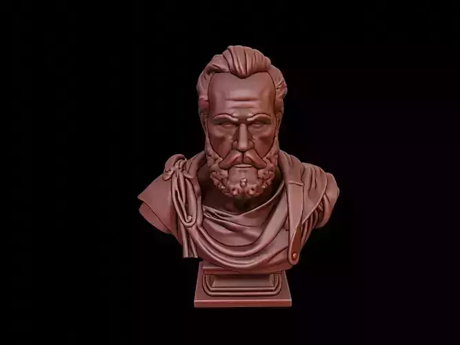 Frederick Barbarossa Bust 3D print model