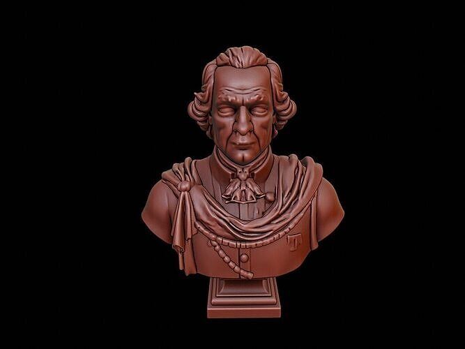 Frederick the Great Bust 3D print model