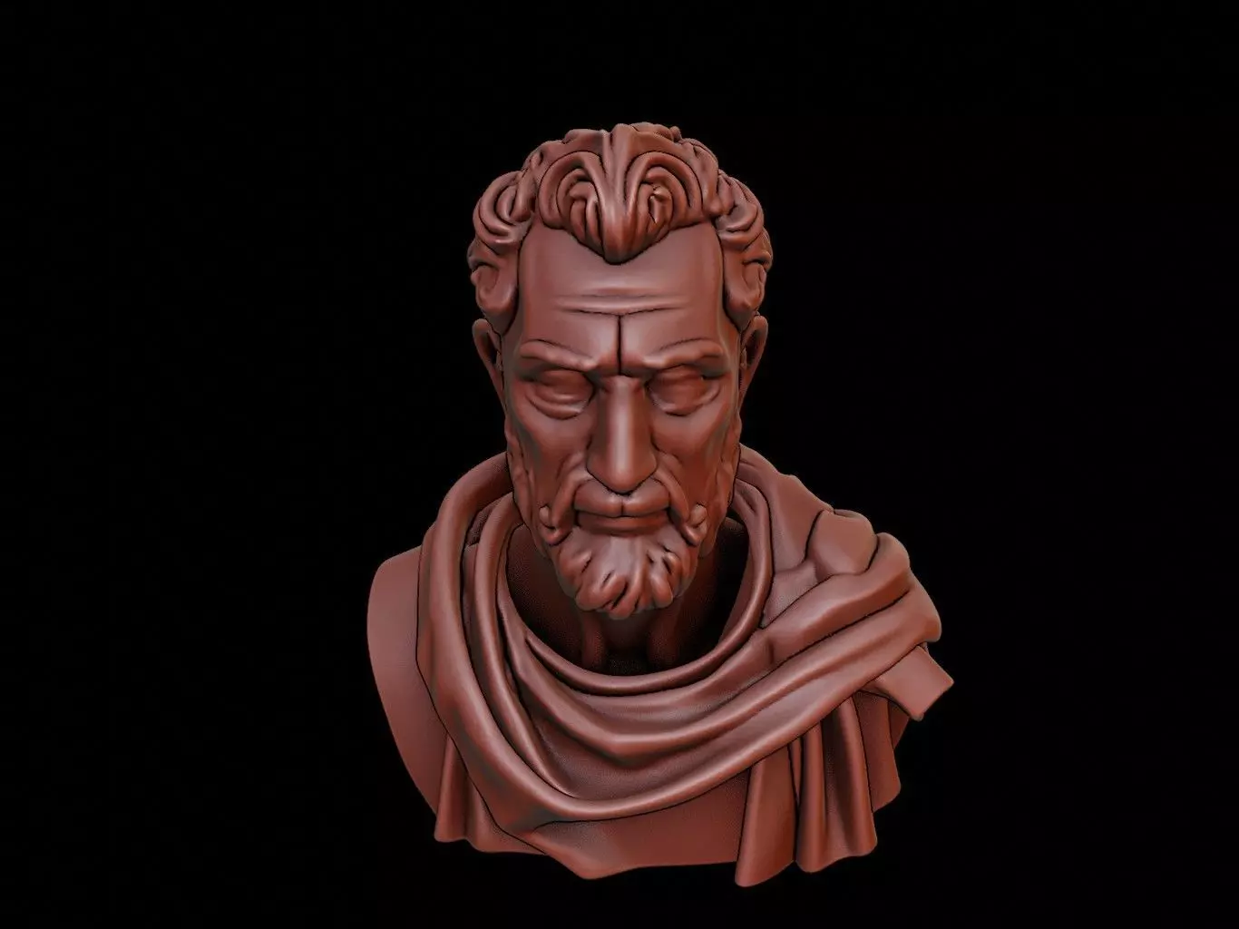 Gaius Marius Bust 3D print model_0
