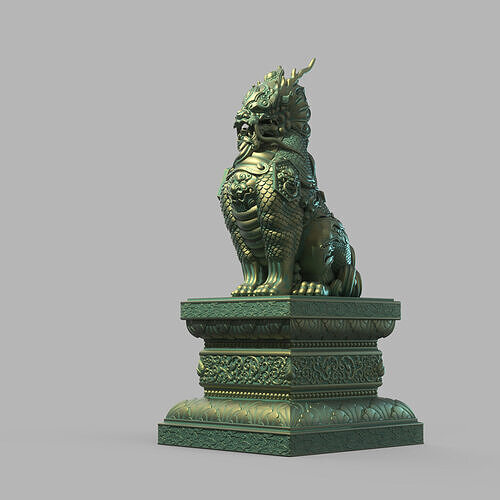 pixiu Qilin 3D model