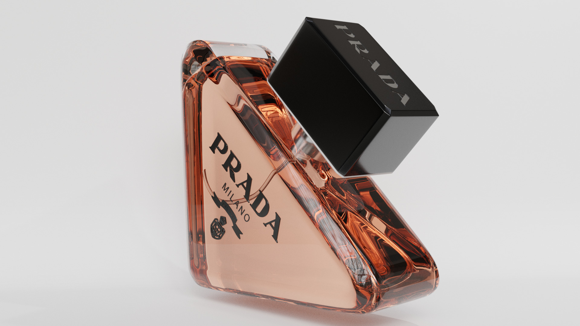 Prada Paradoxe Eau de Parfum Low-poly 3D model_3