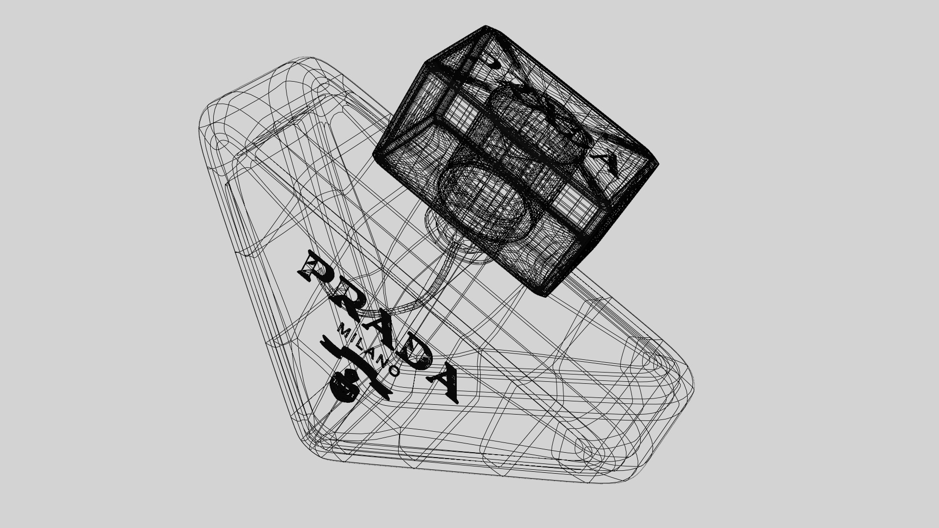 Prada Paradoxe Eau de Parfum Low-poly 3D model_8