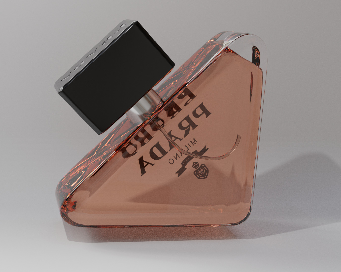Prada Paradoxe Eau de Parfum Low-poly 3D model_4