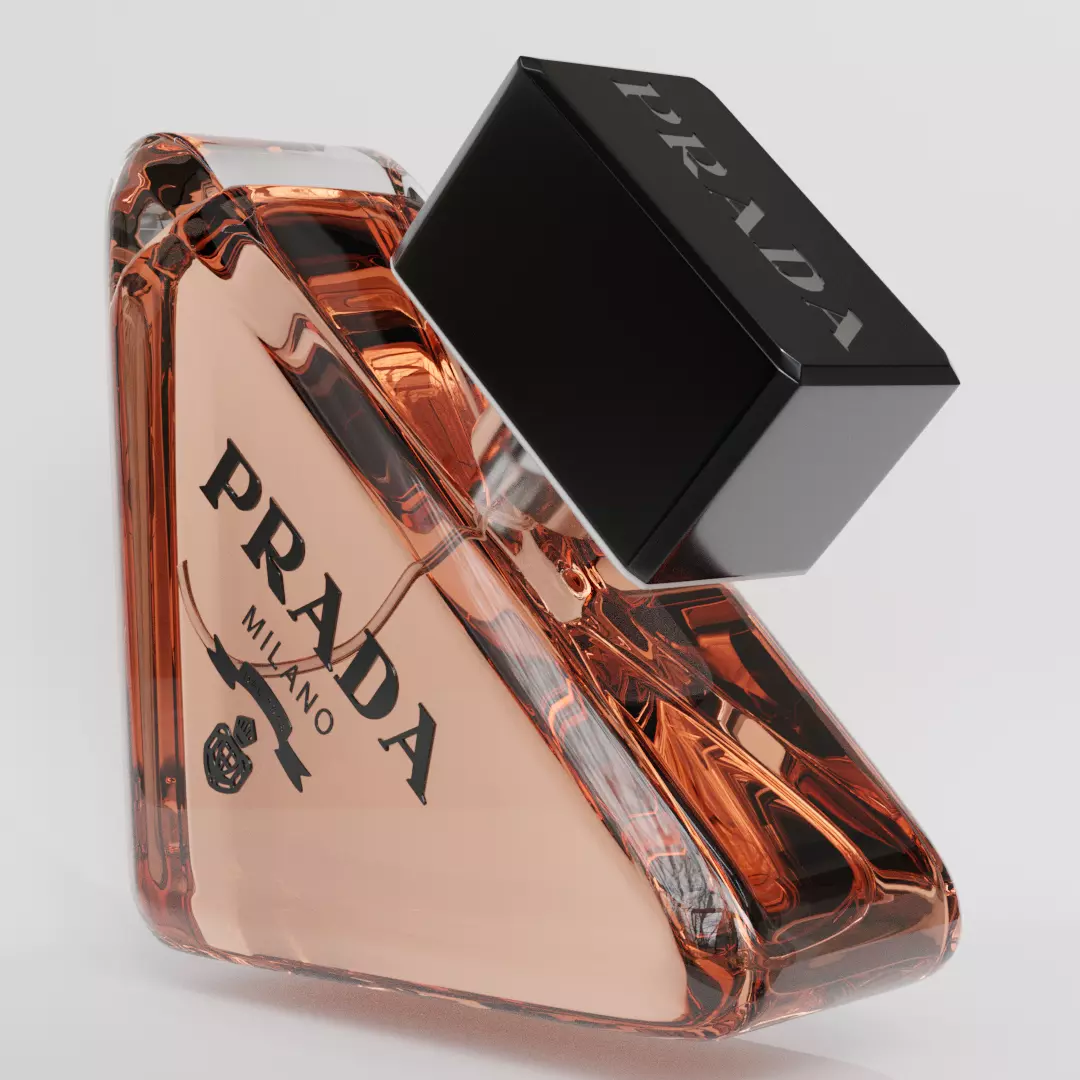 Prada Paradoxe Eau de Parfum Low-poly 3D model_0