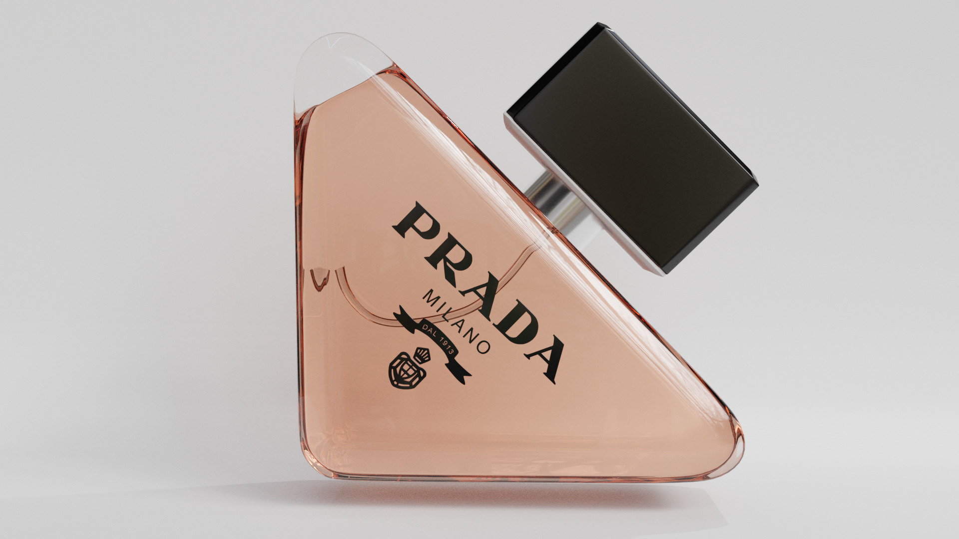 Prada Paradoxe Eau de Parfum Low-poly 3D model_1