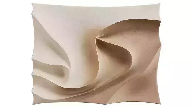 Brown 3D Visual Minimalist Wall Art