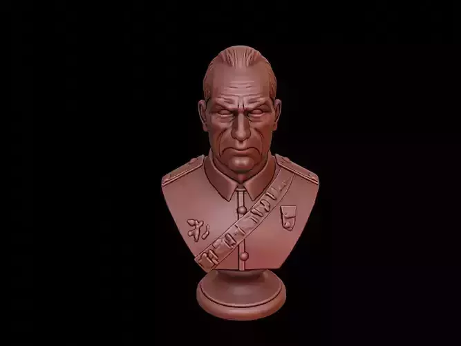Georgy Zhukov Bust 3D print model