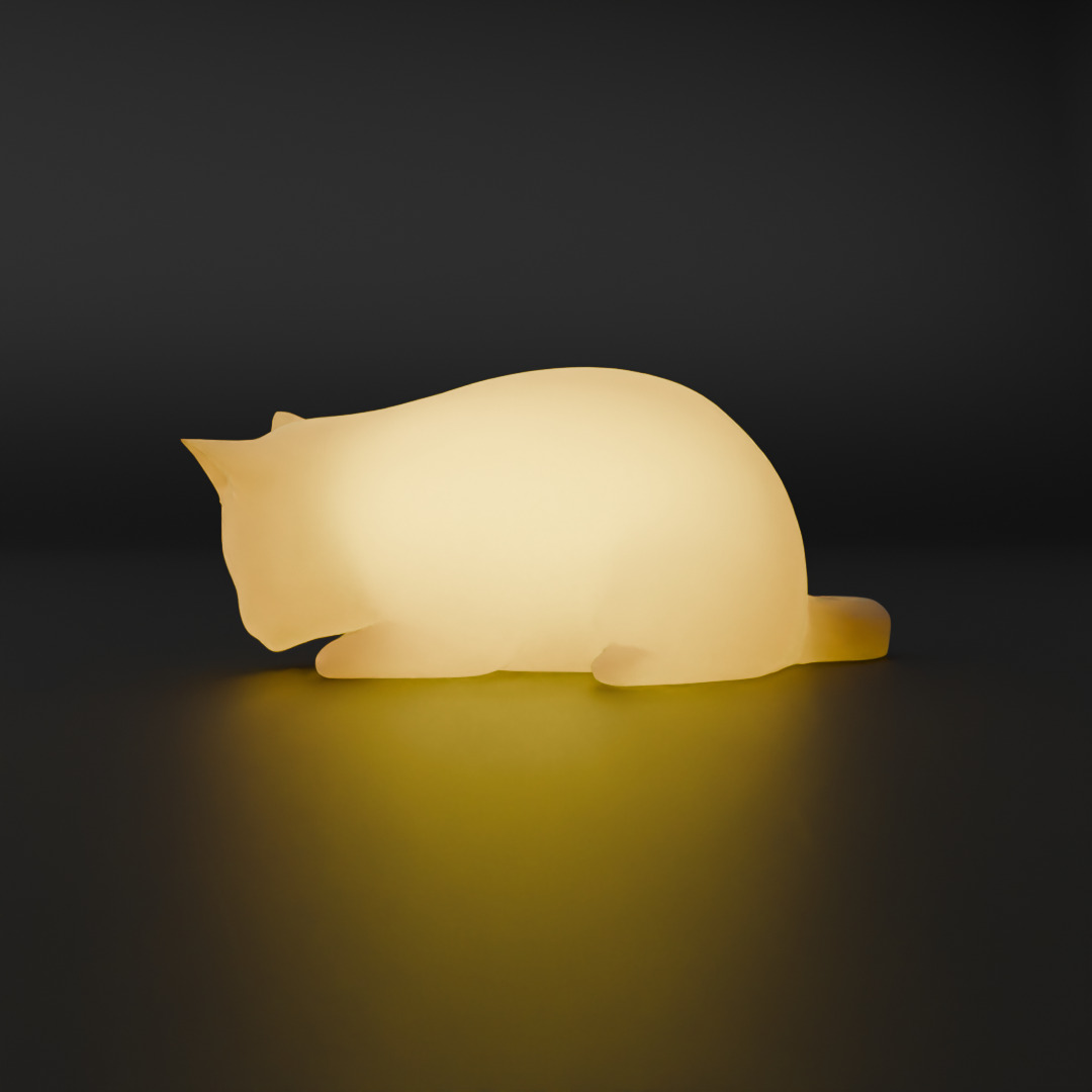 Indirect lighting for Sorry Sleeping Cat 3D model_2