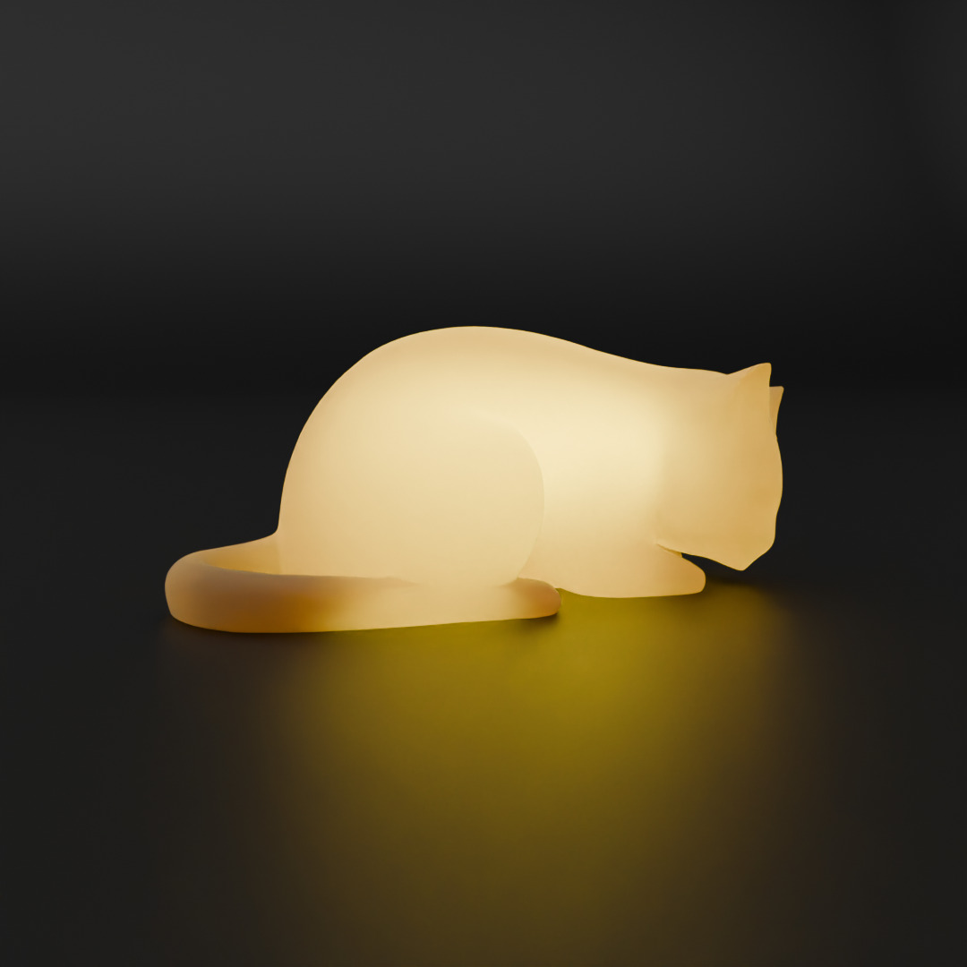 Indirect lighting for Sorry Sleeping Cat 3D model_4