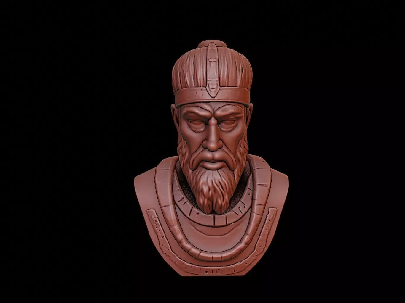 Hammurabi Bust 3D print model