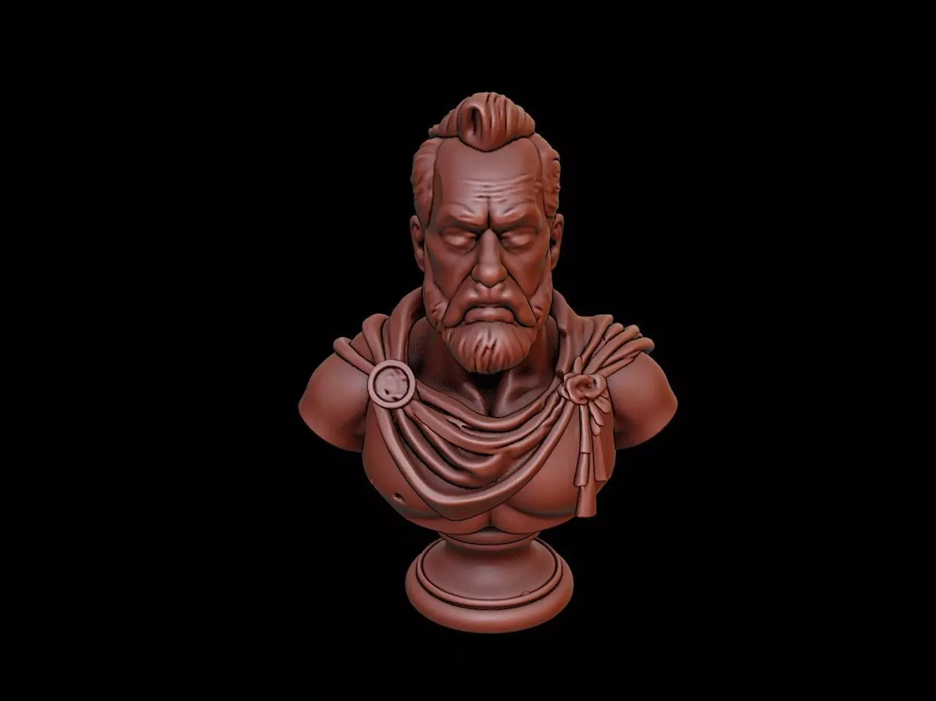 Hannibal Barca Bust 3D print model_0