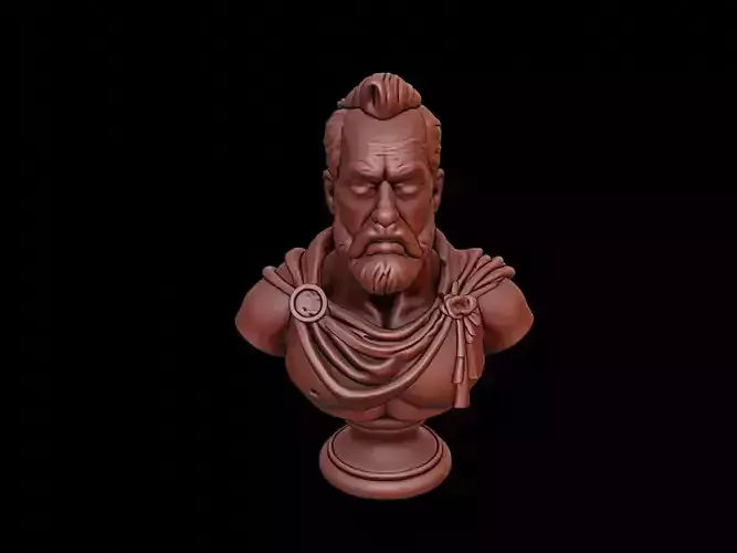 Hannibal Barca Bust 3D print model