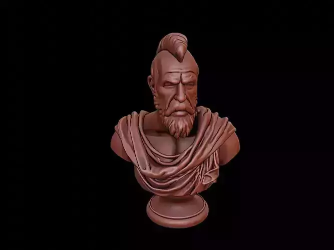 Hannibal Barca Bust