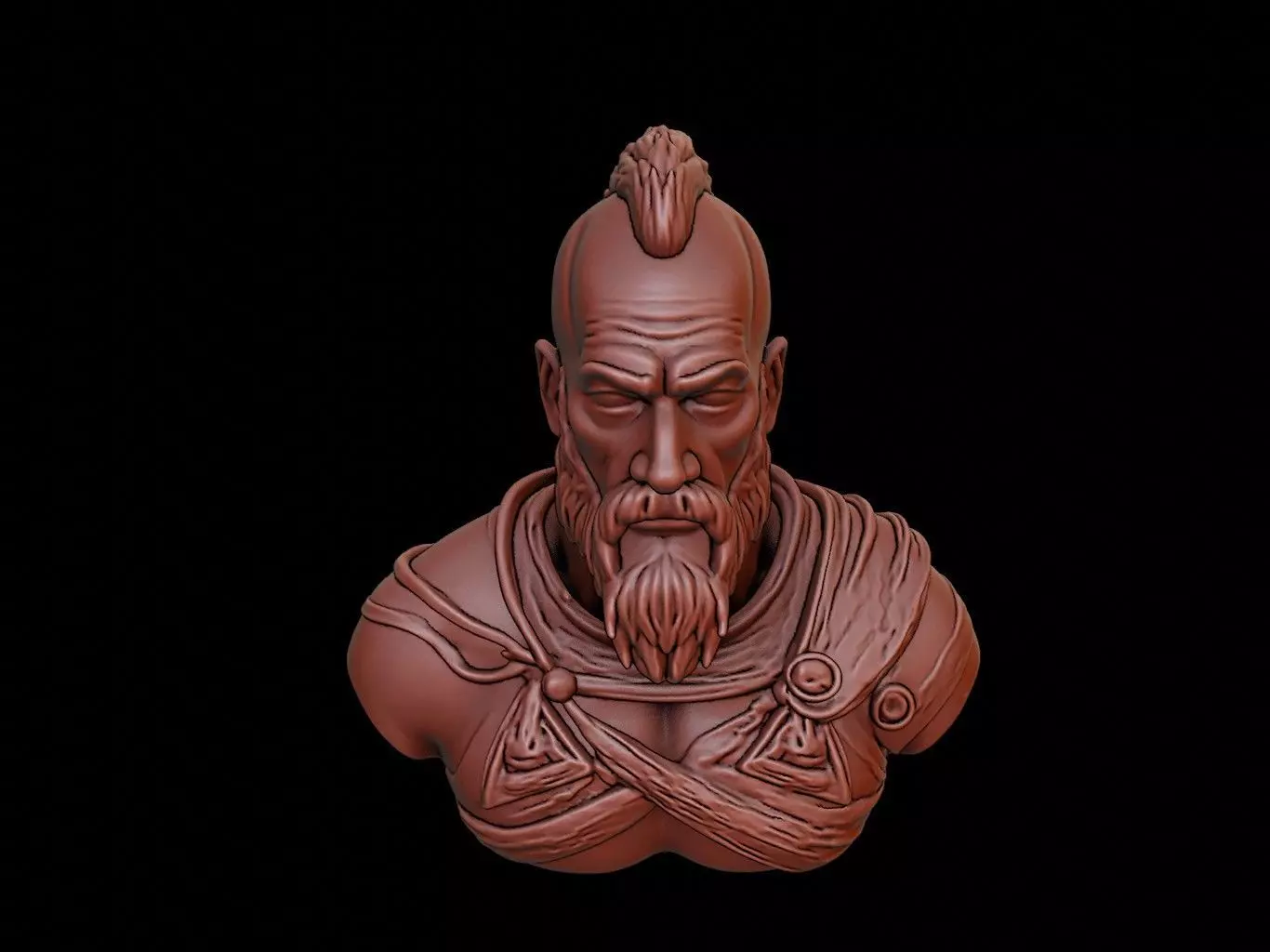 Harald Hardrada Bust 3D print model_0