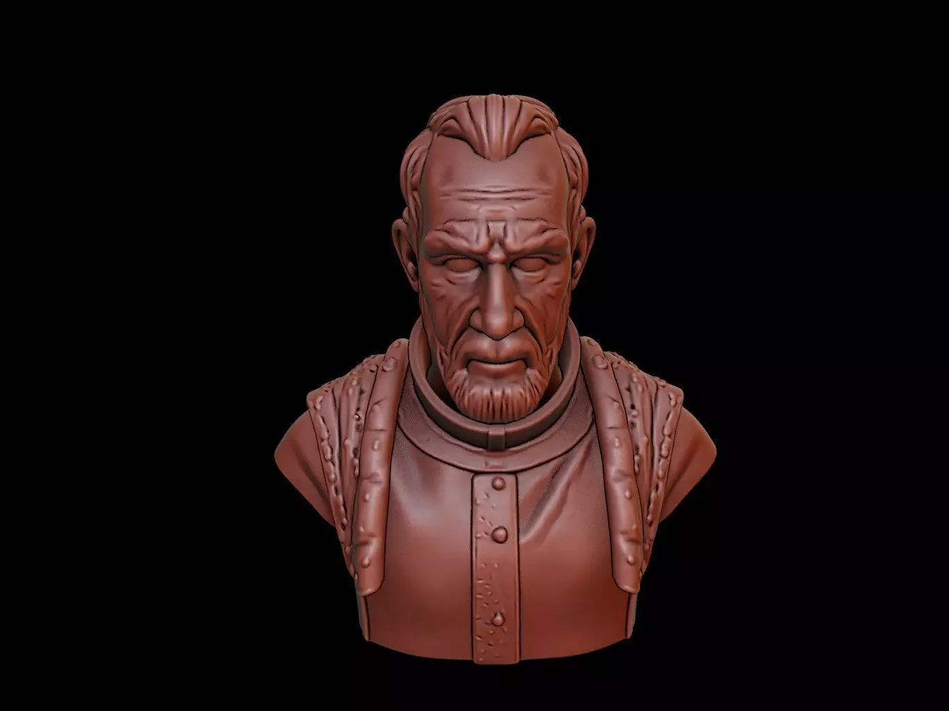 Henry V Bust 3D print model_0