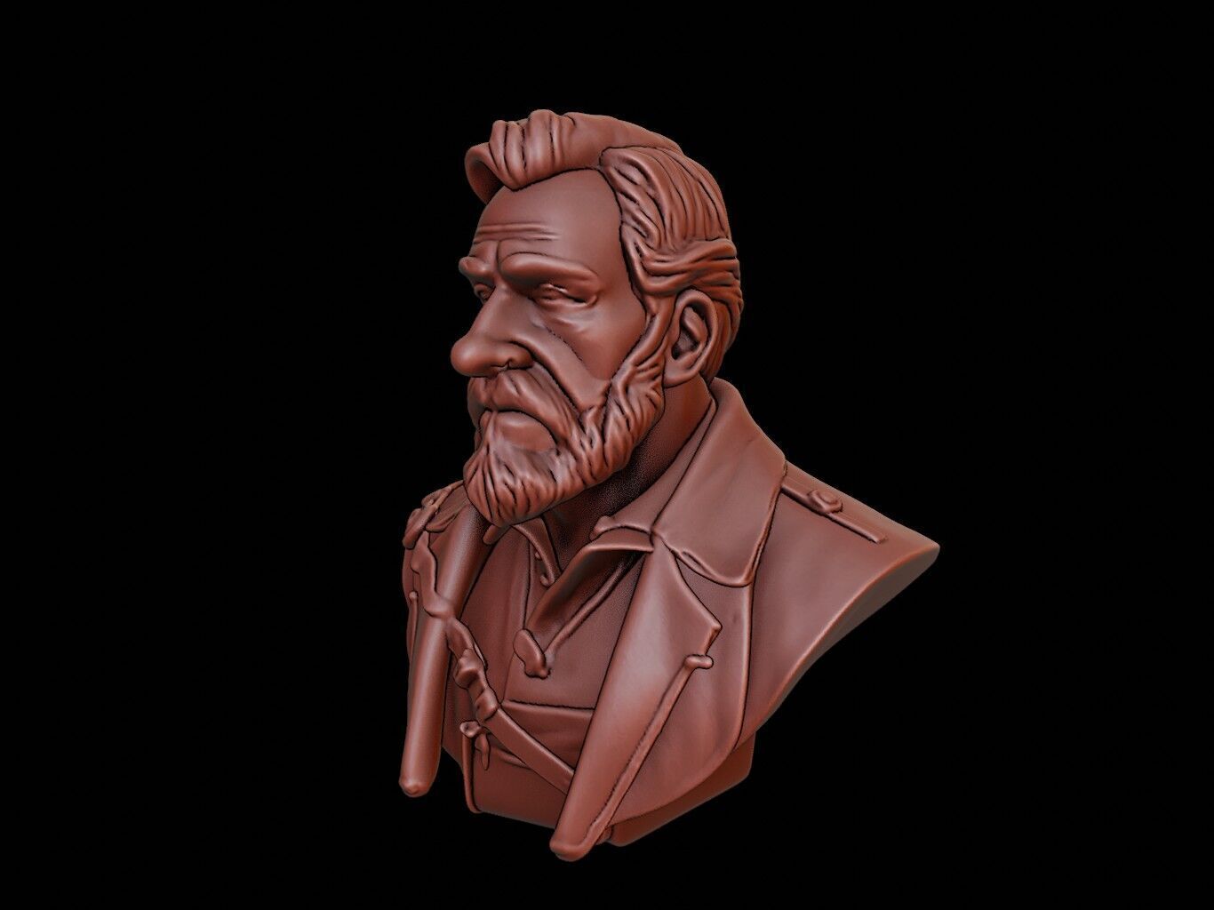 Hernan Cortes Bust 3D print model_2