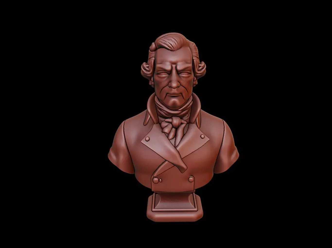 Horatio Nelson Bust 3D print model_0