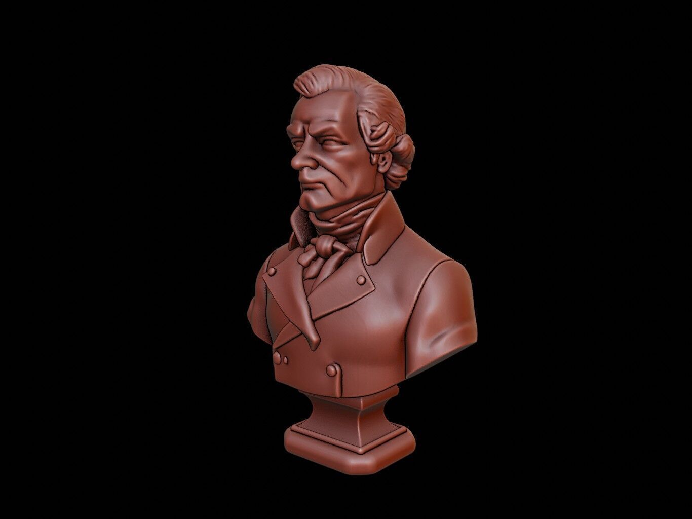 Horatio Nelson Bust 3D print model_2