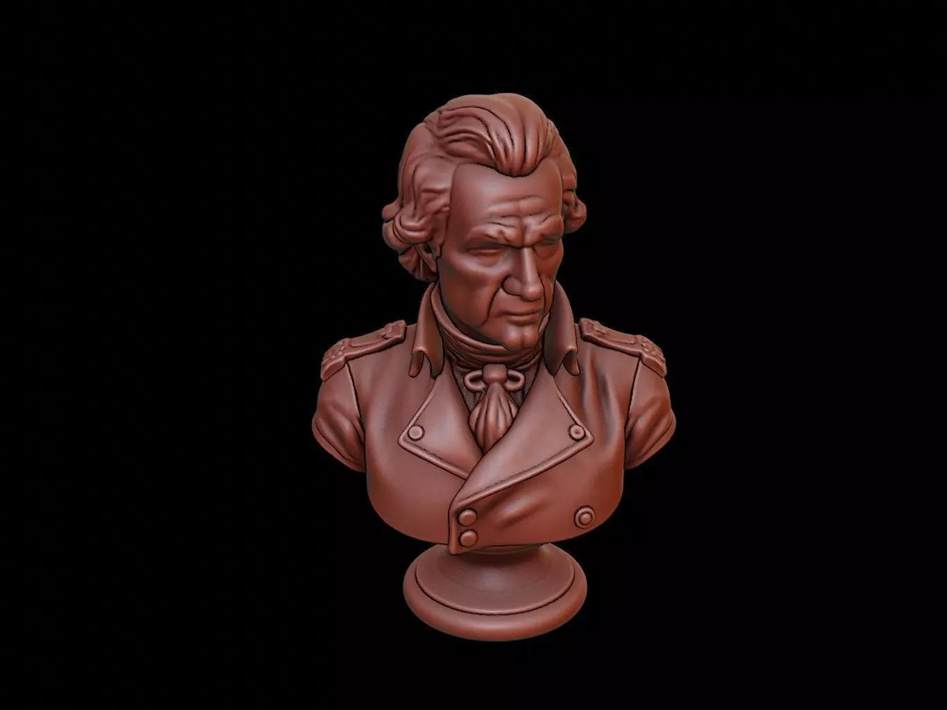 Horatio Nelson Bust 3D print model
