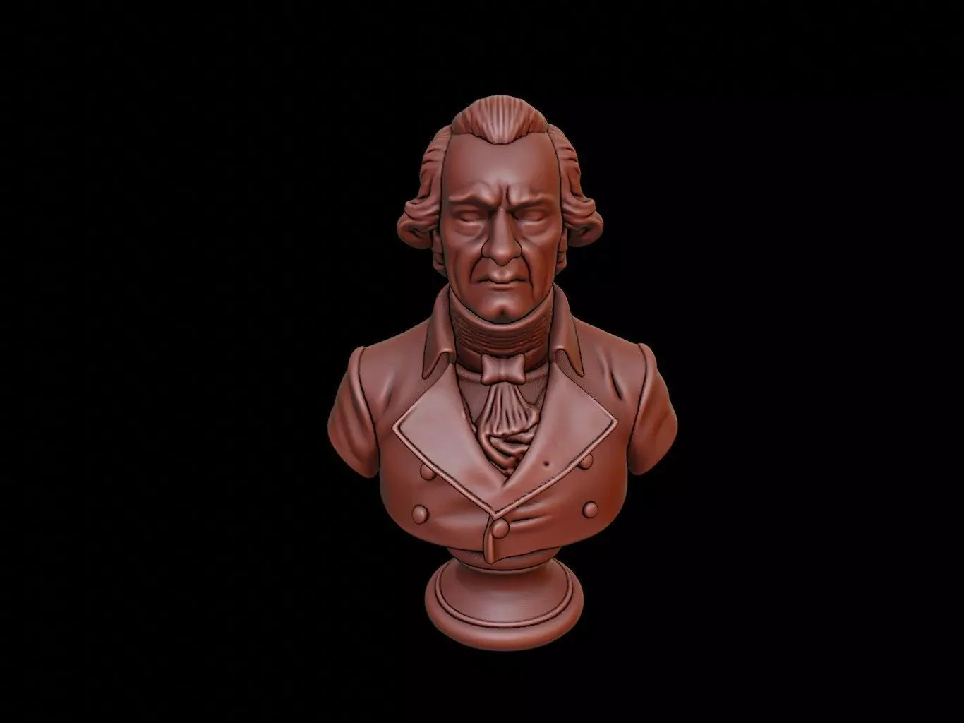 Horatio Nelson Bust 3D print model_0