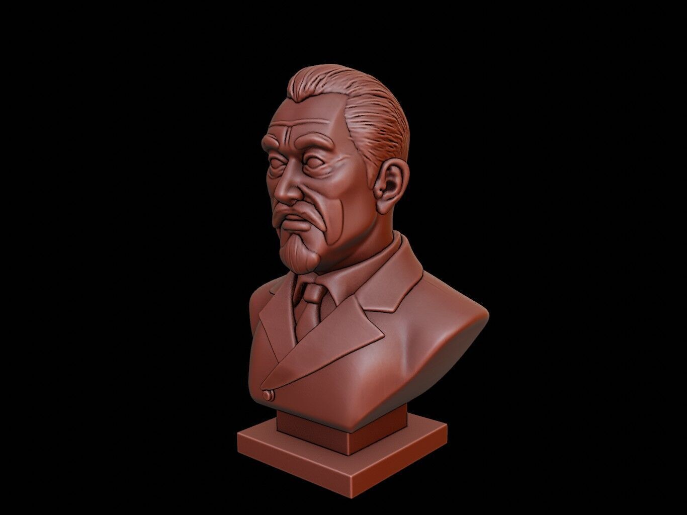 Isoroku Yamamoto Bust 3D print model_2
