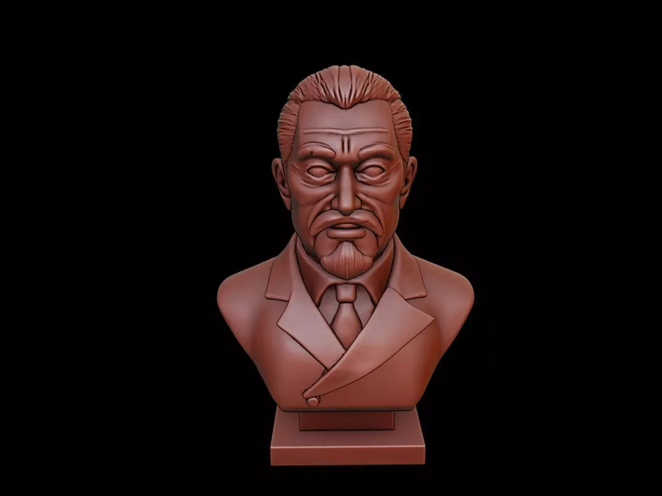 Isoroku Yamamoto Bust 3D print model_0