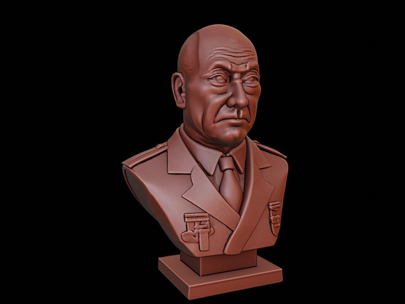 Isoroku Yamamoto Bust 3D print model_1