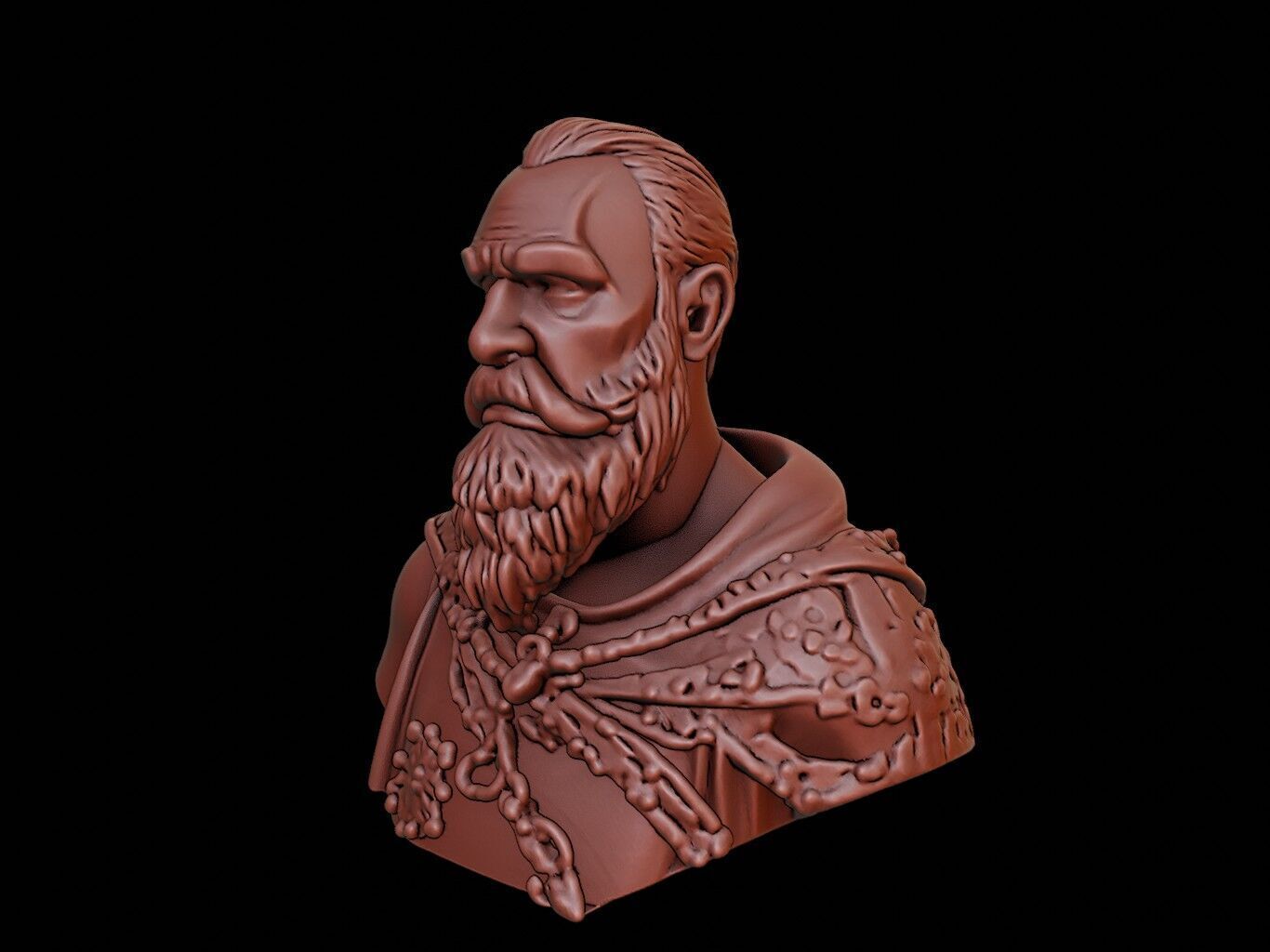Ivan the Terrible Bust 3D print model_2